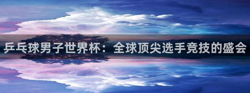 世界杯欧洲预选赛赛程：乒乓球男子世界杯：全球顶尖选手竞技的盛会